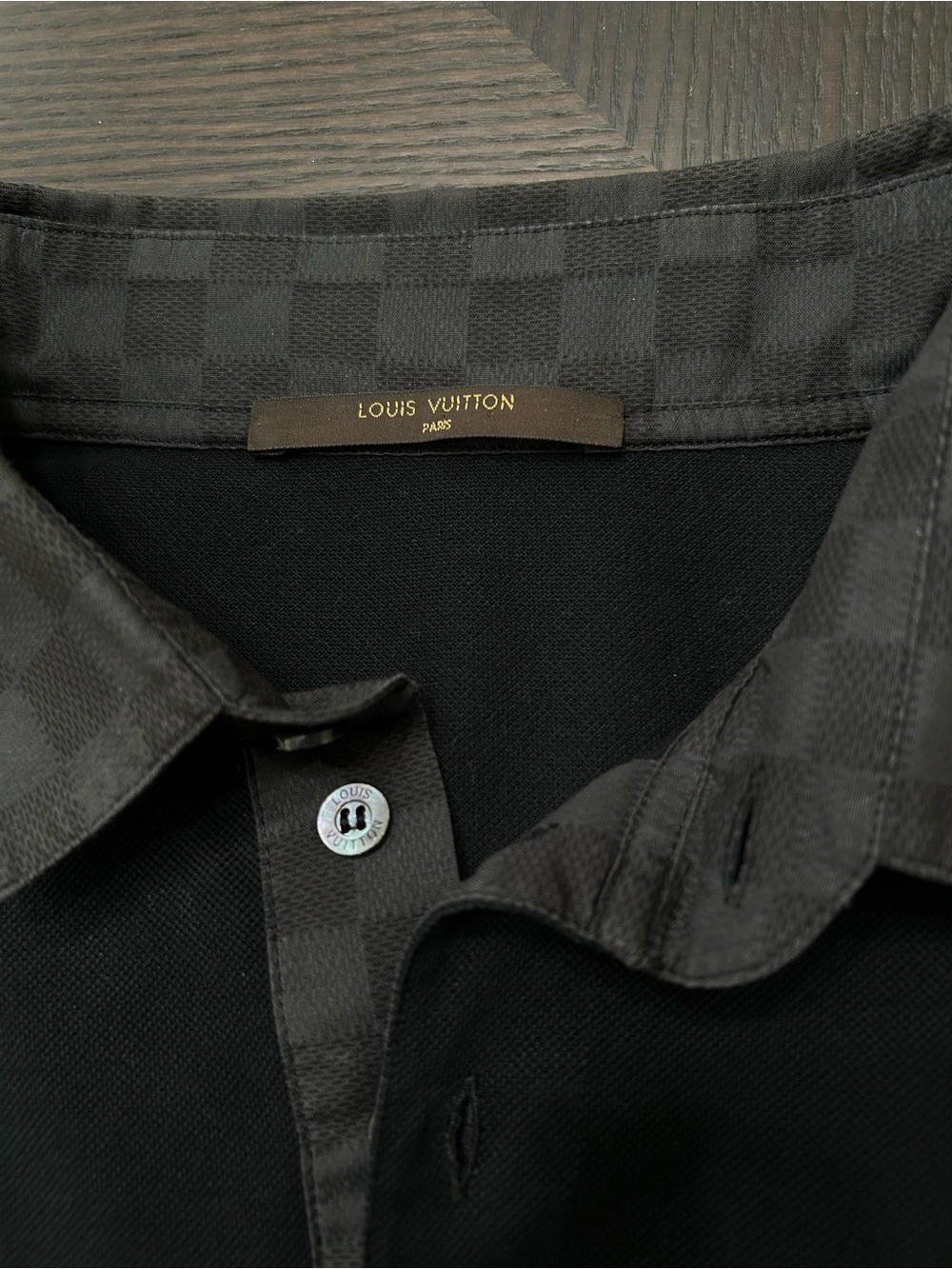 LOUIS VUITTON PARIS DAMIER POLO SHIRT SIZE XL - Picture 3 of 7